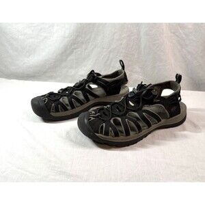Womens KEEN Whisper Size 11 Sandal Water Sports Beach Black Hiking Shoes